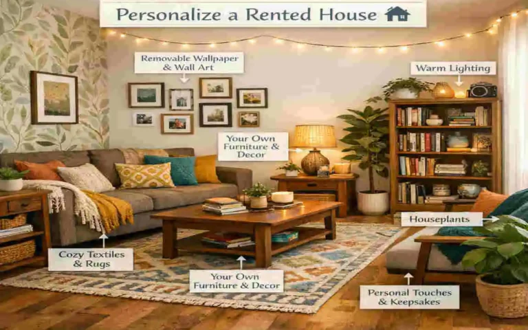 how to decorate a rented house