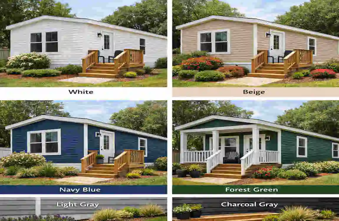 mobile home outside colors