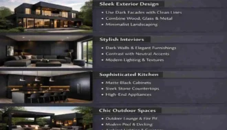 Modern Black Home