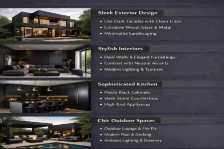 Modern Black Home