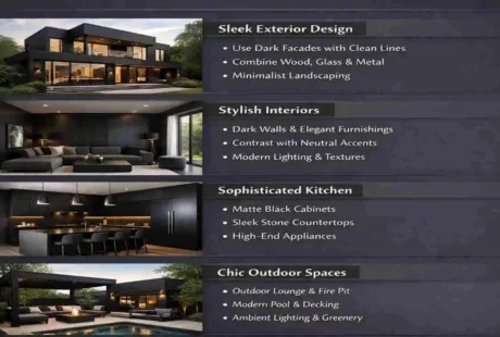 Modern Black Home