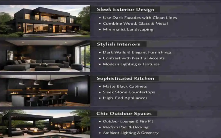 Modern Black Home