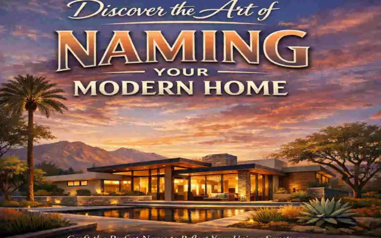 Modern Home Names
