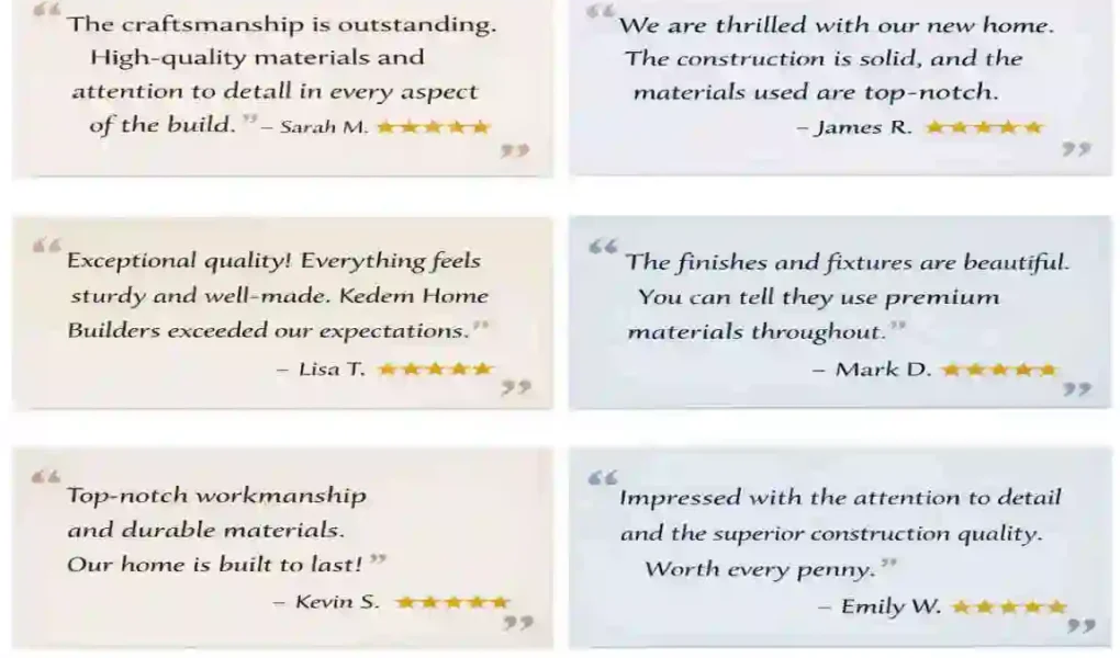 kedem home builders reviews