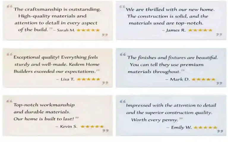kedem home builders reviews