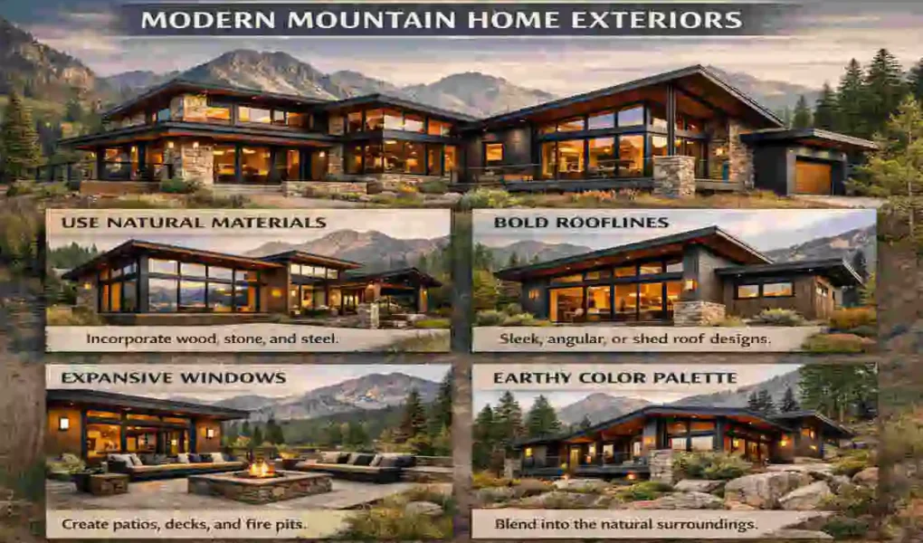 Modern Mountain Home Exteriors