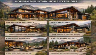 Modern Mountain Home Exteriors