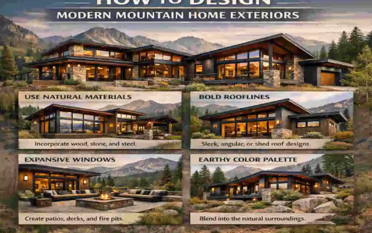 Modern Mountain Home Exteriors