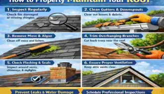 how to maintain roof