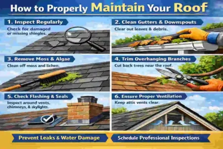 how to maintain roof