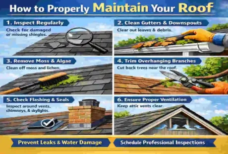 how to maintain roof