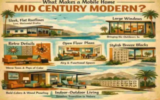 mid century modern mobile home