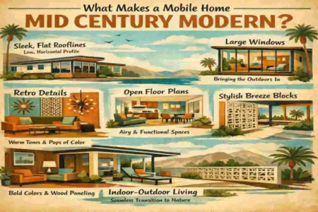 mid century modern mobile home