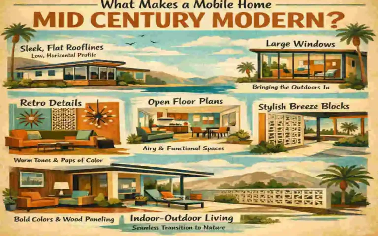 mid century modern mobile home