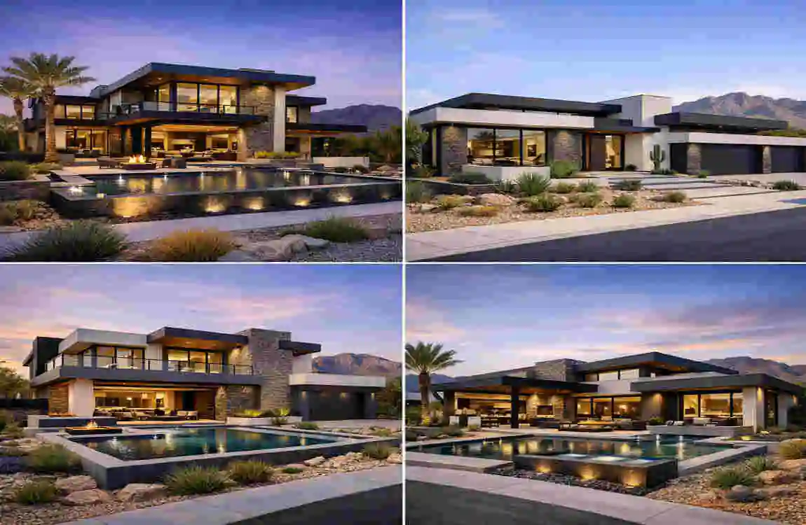 modern home exteriors las vegas