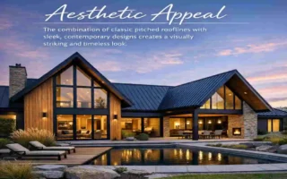 modern pitched roof homes