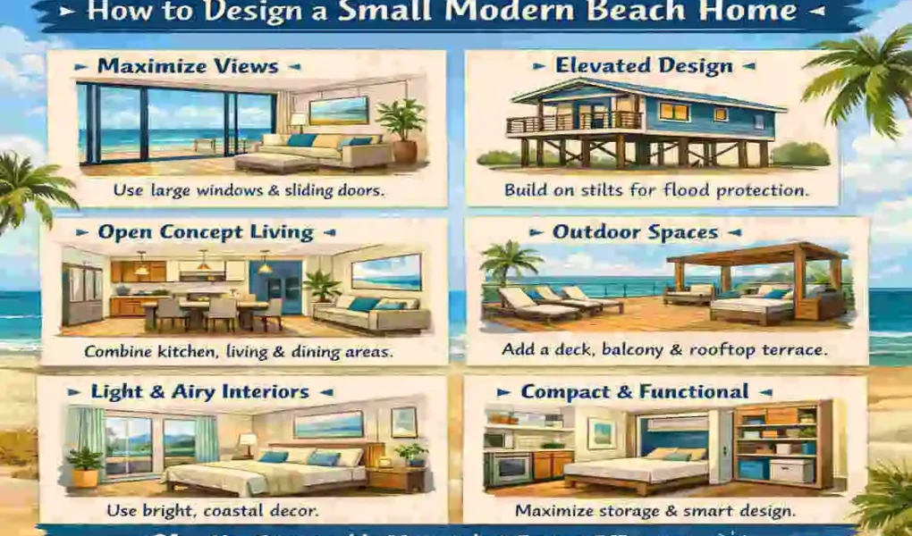 small modern beach home