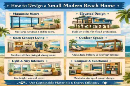 small modern beach home