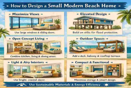small modern beach home