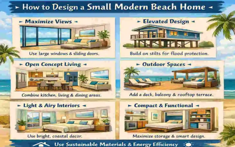 small modern beach home