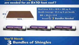 how many bundles of shingles for an 8x10 roof