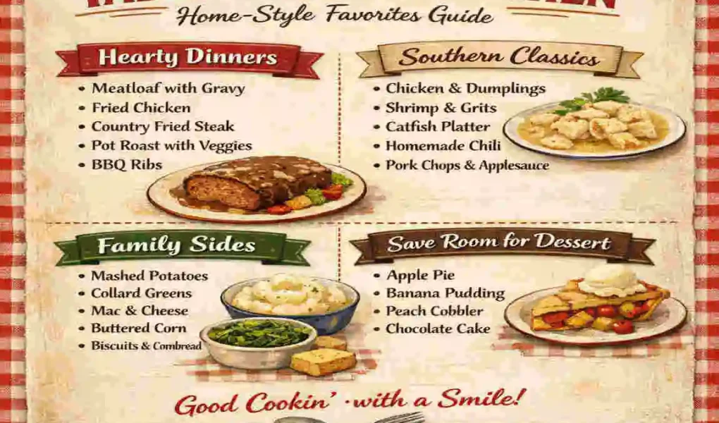 a table wayne's kitchen menu