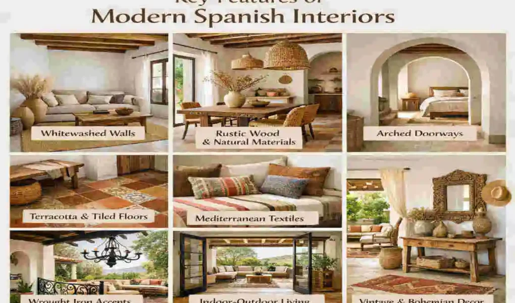 modern spanish style home interior