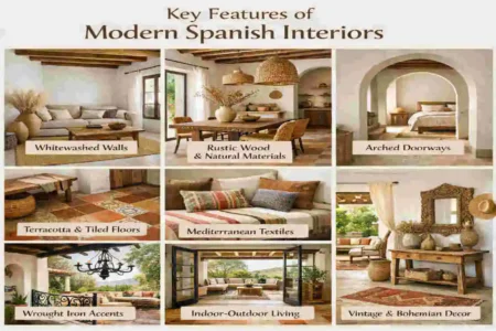 modern spanish style home interior