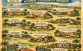 celebrity home map