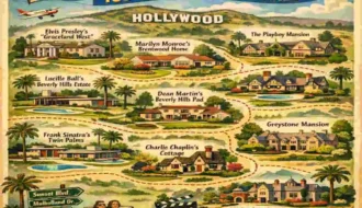 celebrity home map
