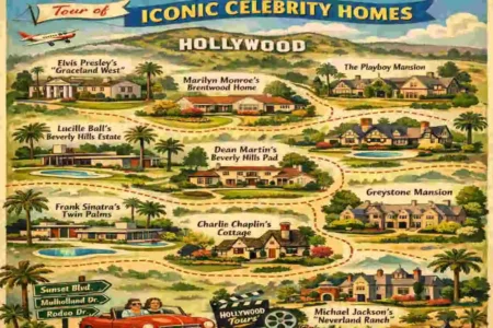 celebrity home map