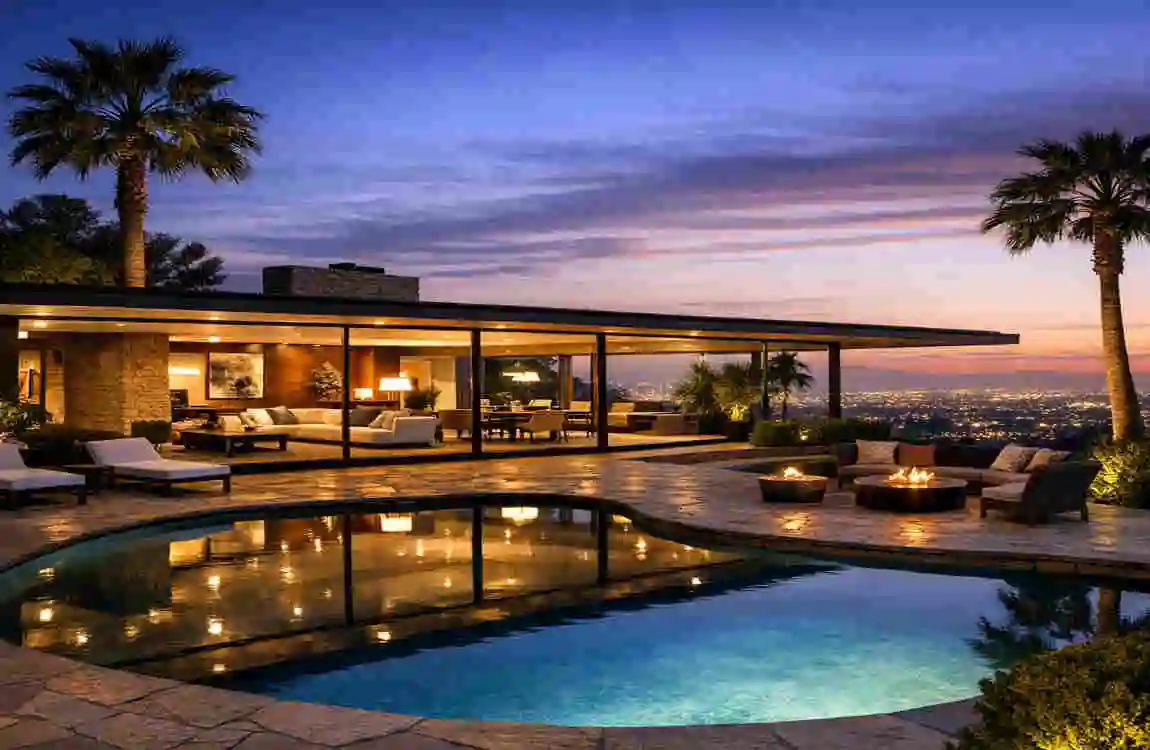 mid century celebrity house beverly hills