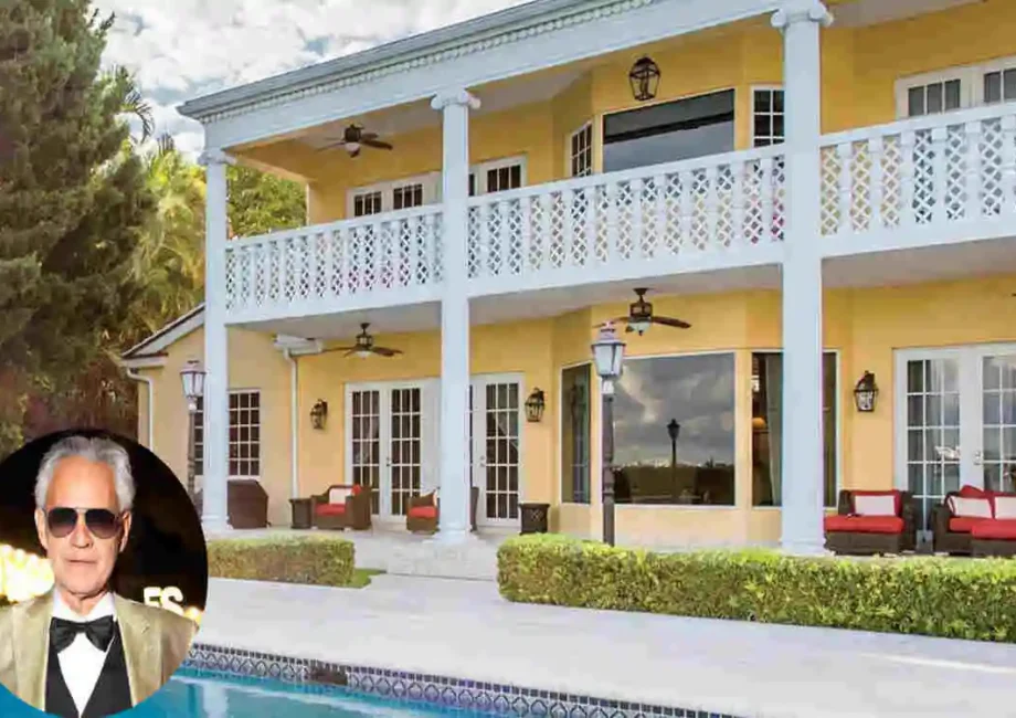 Andrea Bocelli House in Miami Photos