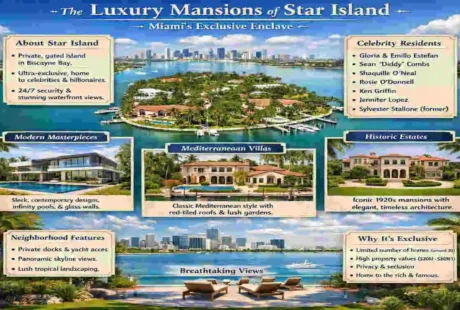 celebrity houses on star island miami